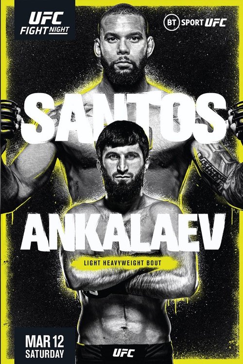 UFC Fight Night 203: Santos vs. Ankalaev (2022) poster