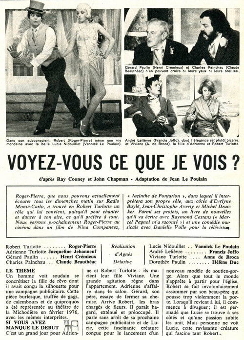 Voyez-vous ce que je vois (1976) poster