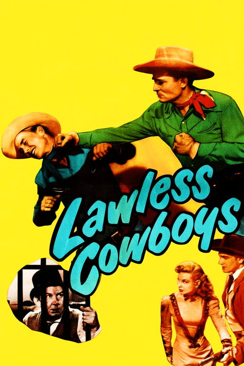 Lawless Cowboys (1951) poster