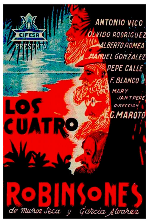 Los cuatro robinsones (1939) poster