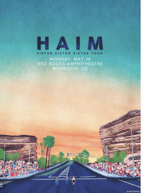 HAIM: Red Rocks Amphitheatre (2018) poster