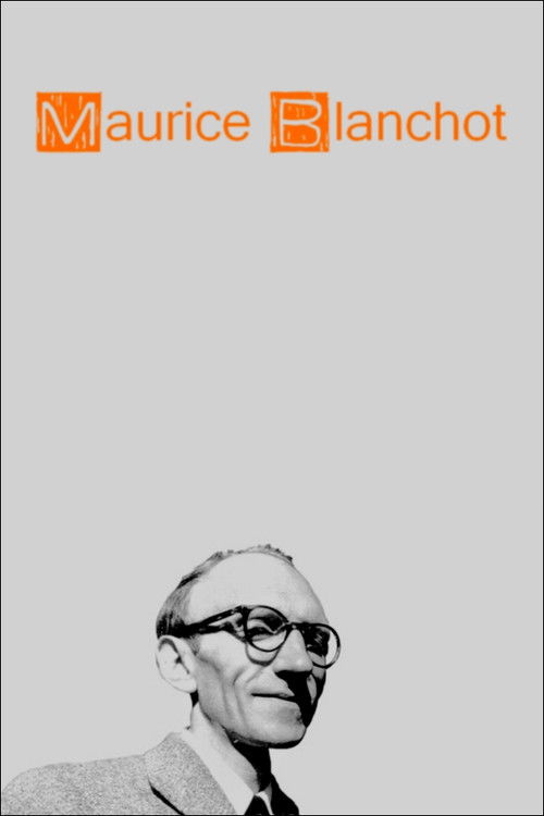 Maurice Blanchot (1998) poster