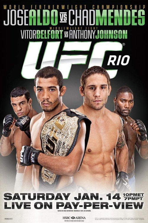 UFC 142: Aldo vs. Mendes (2012) poster