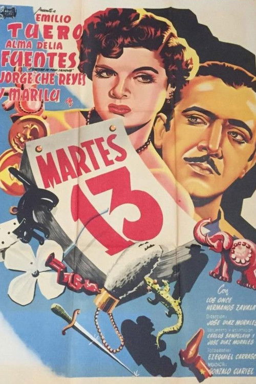 Martes 13 (1954) poster