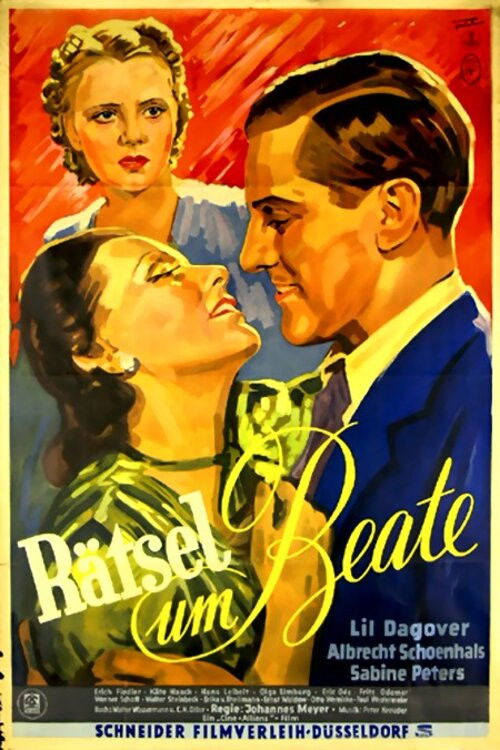 Rätsel um Beate (1938) poster