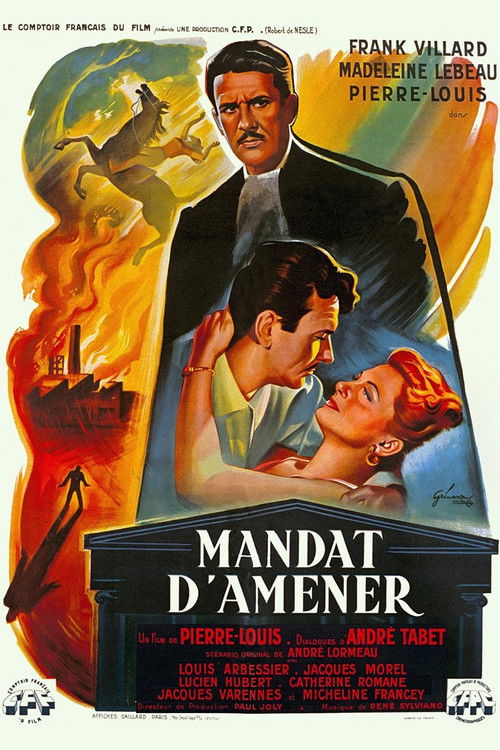 Mandat d'amener (1953) poster