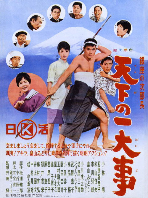 銀座の次郎長　天下の一大事 (1963) poster
