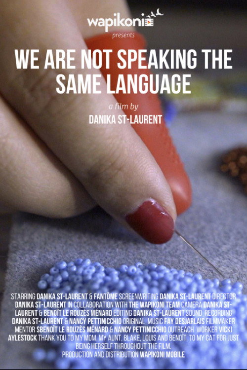 We Are Not Speaking the Same Language poster