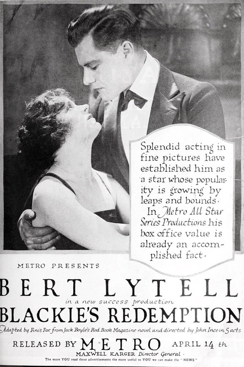 Blackie's Redemption (1919) poster