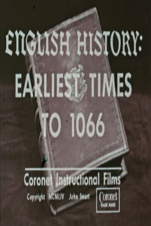 English History: Earliest Times to 1066 (1954) poster