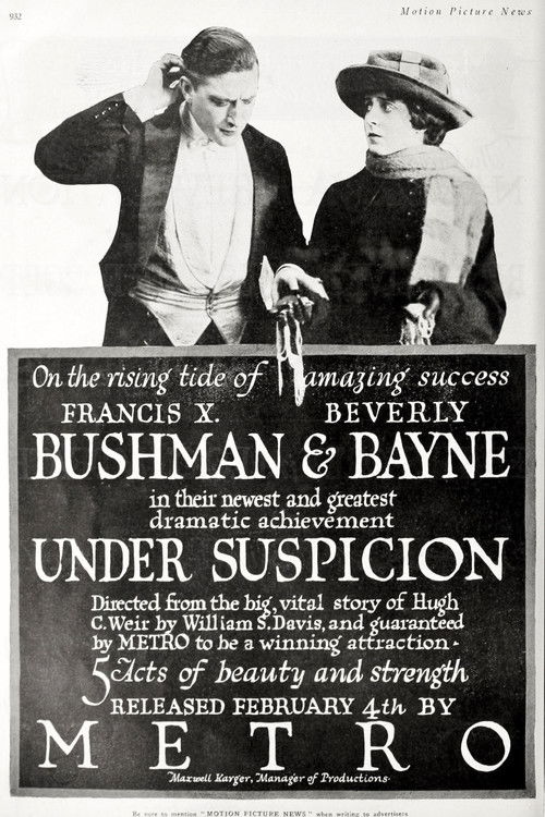 Under Suspicion (1918) poster