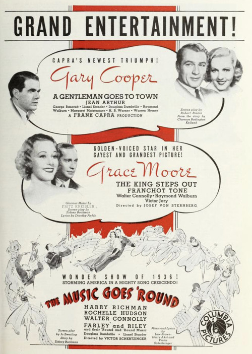 The Music Goes 'Round (1936) poster