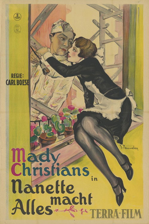 Nanette macht alles (1926) poster