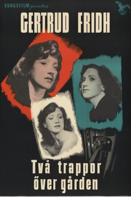 Två trappor över gården (1950) poster