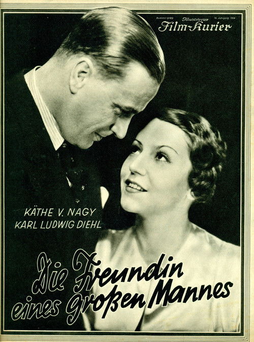 Die Freundin eines großen Mannes (1934) poster
