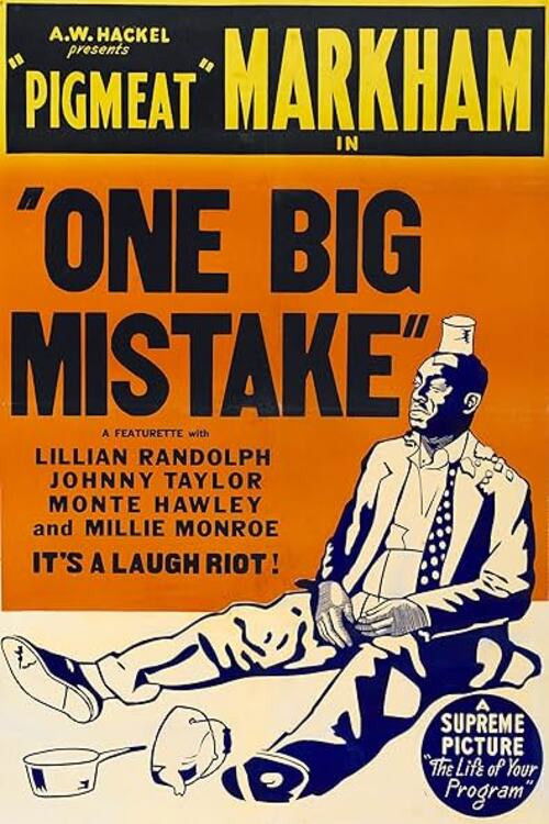 One Big Mistake (1940) poster