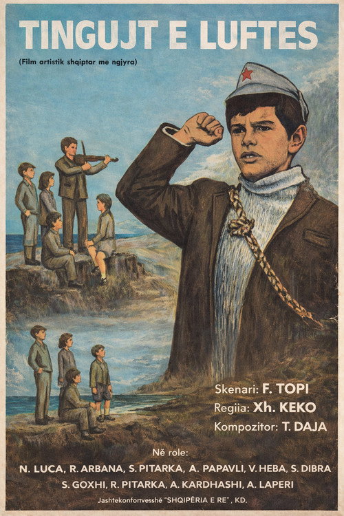 Tingujt e luftës (1976) poster