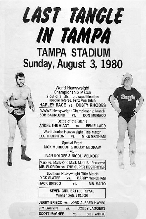 NWA The Last Tangle in Tampa (1980) poster