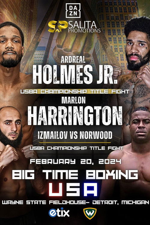 Ardreal Holmes Jr vs. Marlon Harrington (2024) poster