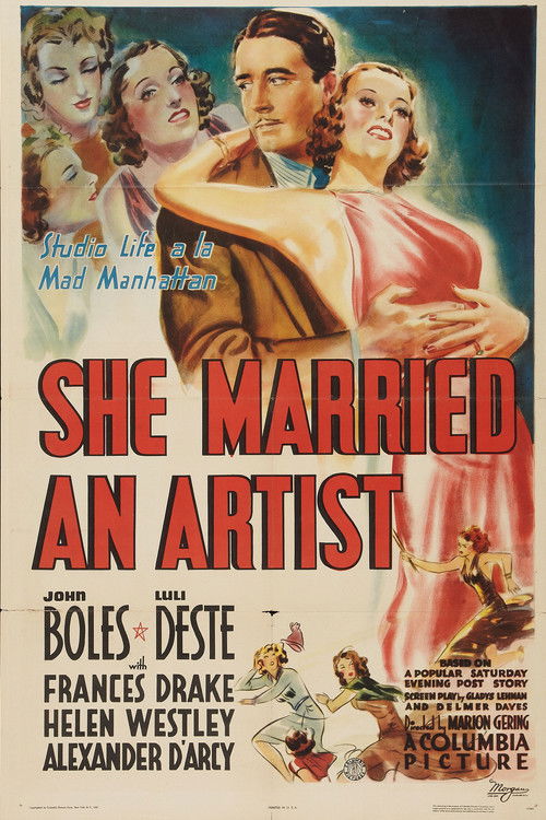She Married an Artist (1937) poster