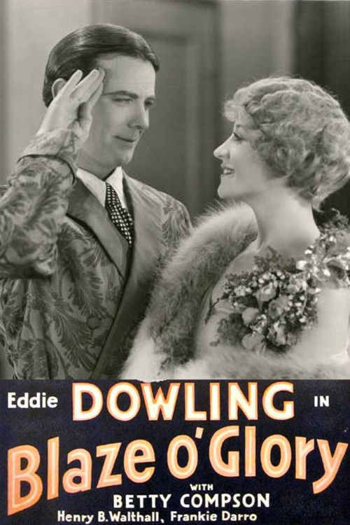 Blaze o' Glory (1929) poster