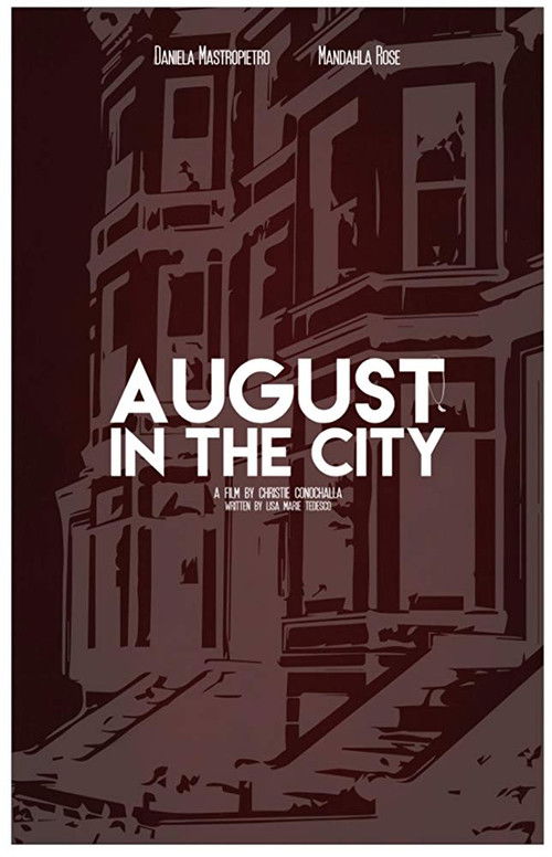 August in the City (2017) poster