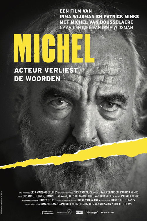 Michel, acteur verliest de woorden (2018) poster