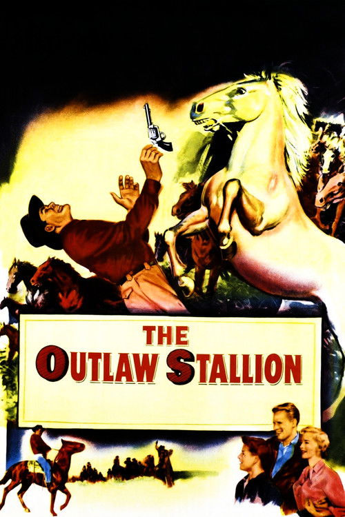 The Outlaw Stallion (1954) poster