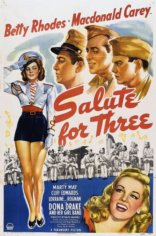 Salute for Three (1943) poster