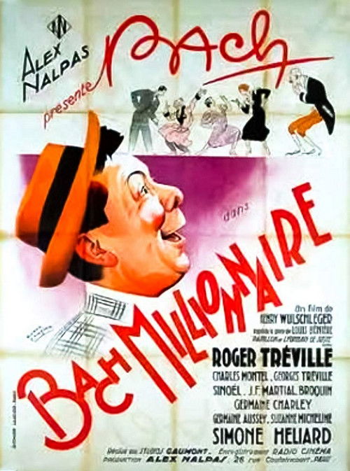 Bach millionnaire (1933) poster