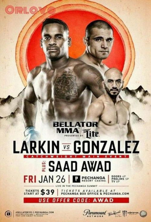 Bellator 193: Larkin vs. Gonzalez (2018) poster