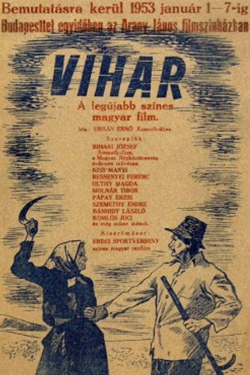Vihar (1952) poster