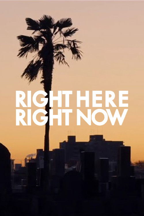 RIGHT HERE RIGHT NOW (2015) poster