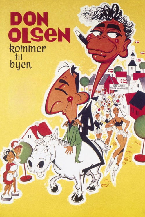 Don Olsen kommer til byen (1964) poster