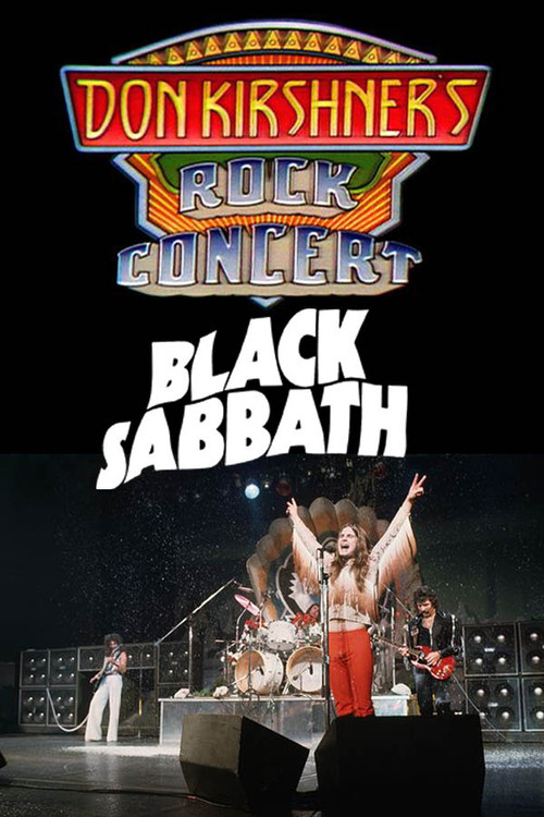 Black Sabbath - Don Kirshner's Rock Concert (1975) poster