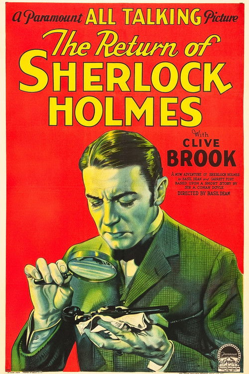 The Return of Sherlock Holmes (1929) poster