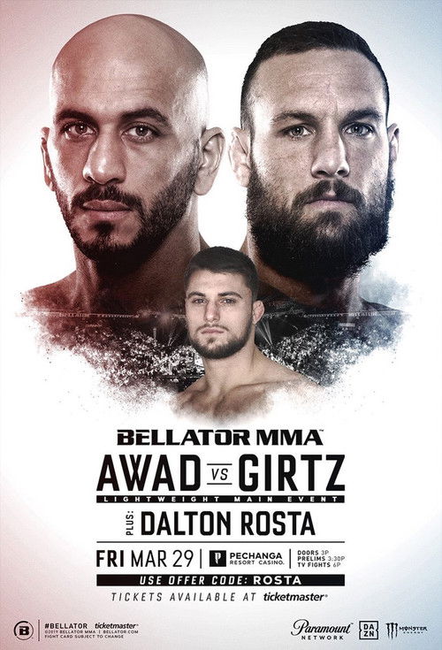 Bellator 219: Awad vs. Girtz (2019) poster