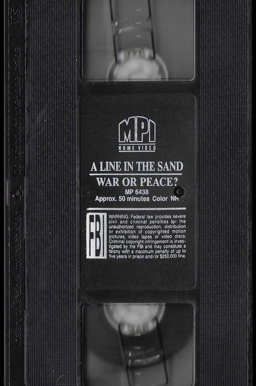 A Line In The Sand War Or Peace With Peter Jennings (1991) poster