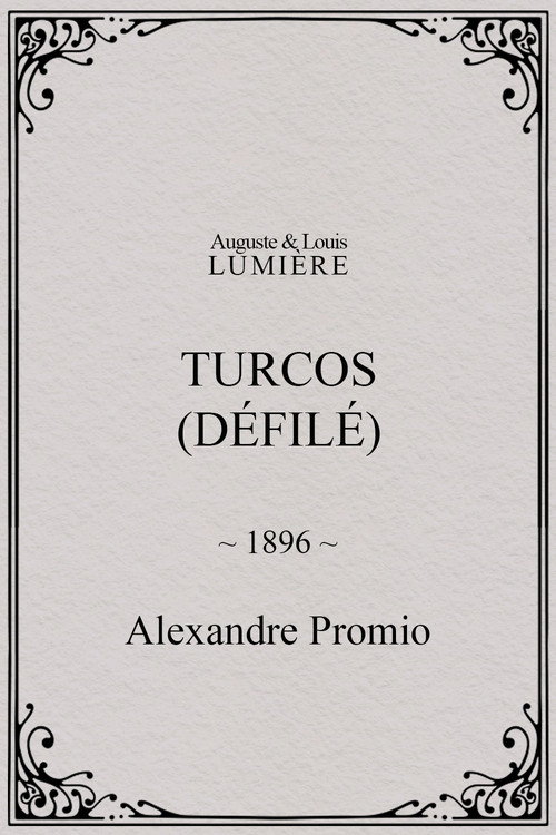 Turcos (défilé) (1896) poster