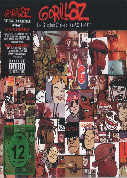Gorillaz - Single Collection 2001-2011 (2011) poster