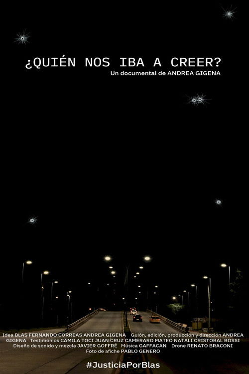 Who would believe us? (2022) poster