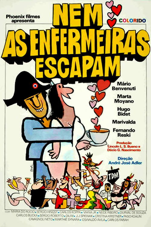 Nem as Enfermeiras Escapam (1977) poster