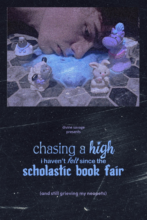 chasing a high i haven't felt since the scholastic book fair (and still grieving my neopets) (2023) poster