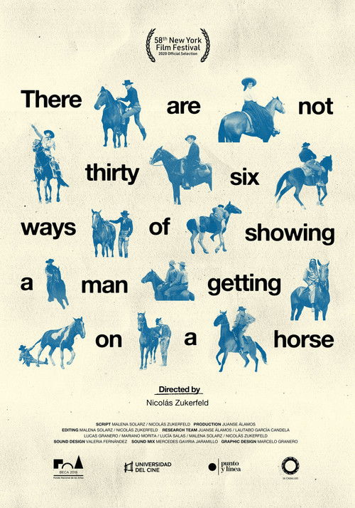 There Are Not Thirty-Six Ways of Showing a Man Getting on a Horse (2020) poster