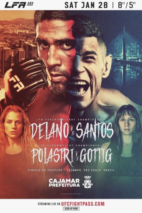 LFA 151: Delano vs. Santos (2023) poster