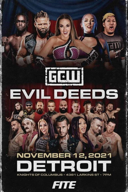GCW Evil Deeds (2021) poster