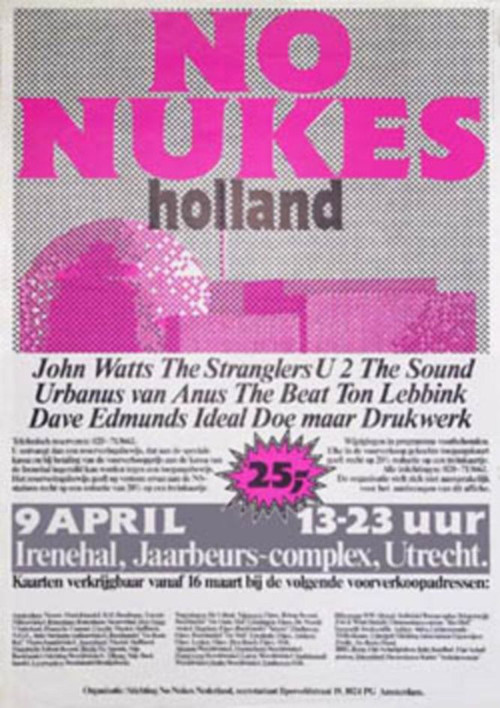 No Nukes! muziekfestival (1982) poster