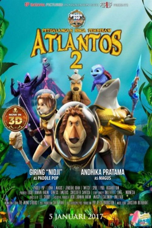 Petualangan Singa Pemberani Atlantos 2 (2016) poster