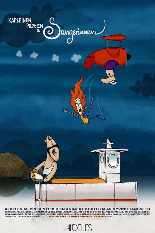 Kapteinen, piloten og sangerinnen (2014) poster