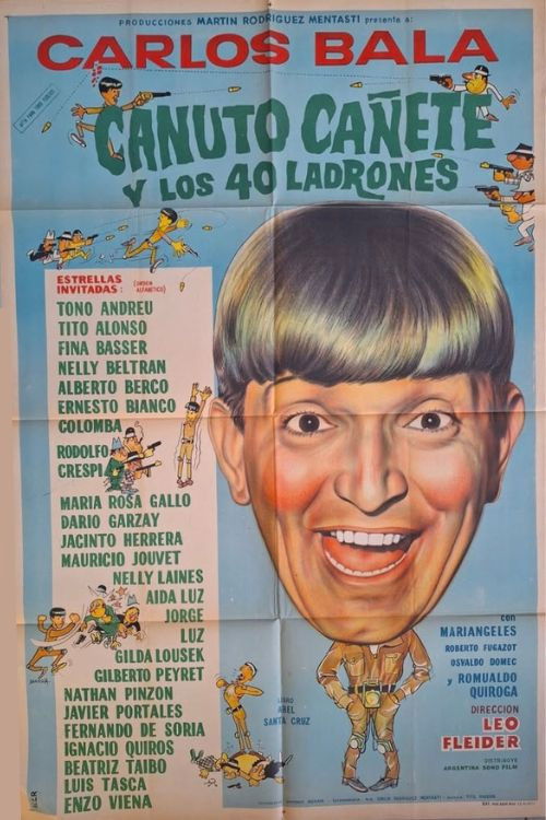 Canuto Cañete y los 40 ladrones (1964) poster
